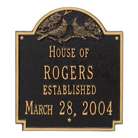 personalized metal house plaques|personalized house plaque established.